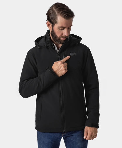 Men's Dual Control Heated Jacket with 5 Heating Zones (Pocket Heating)