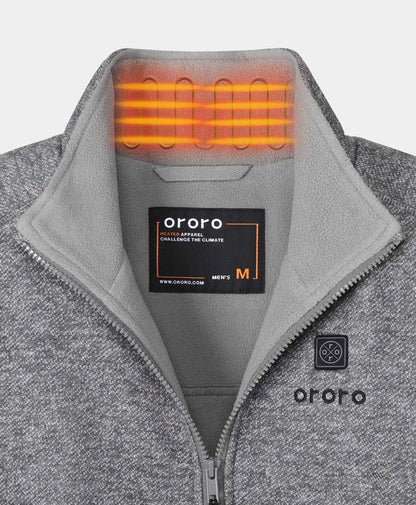 Men's Heated Full-Zip Fleece Jacket (4 Heating Zones)
