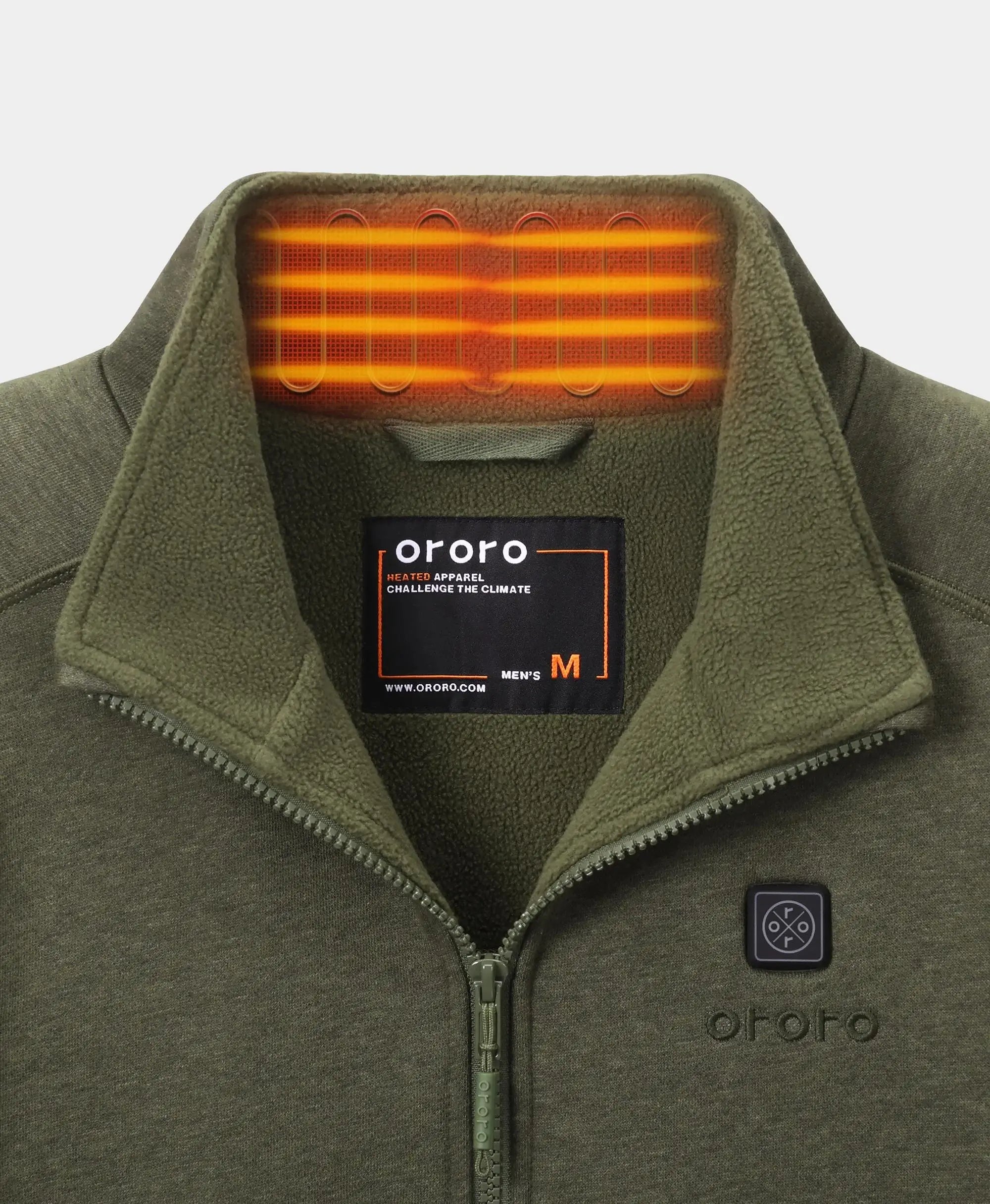 Men's Heated Full-Zip Fleece Jacket (4 Heating Zones), Thumbnail 20