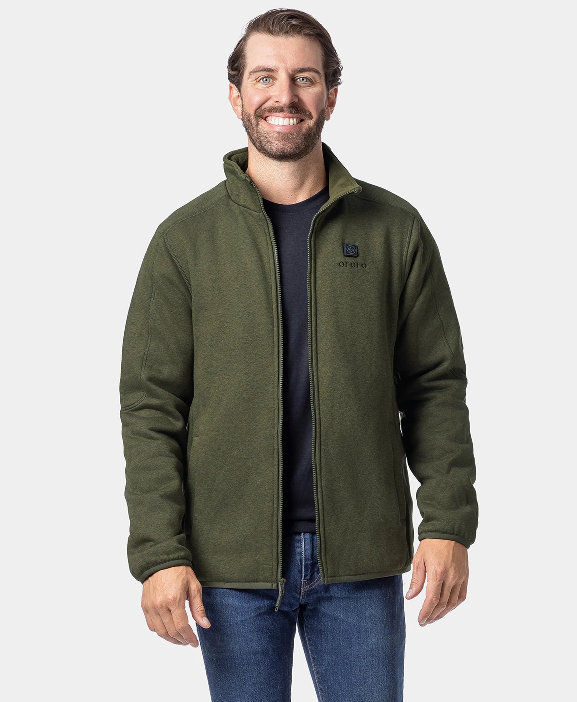 Men's Heated Full-Zip Fleece Jacket (4 Heating Zones), Thumbnail 17