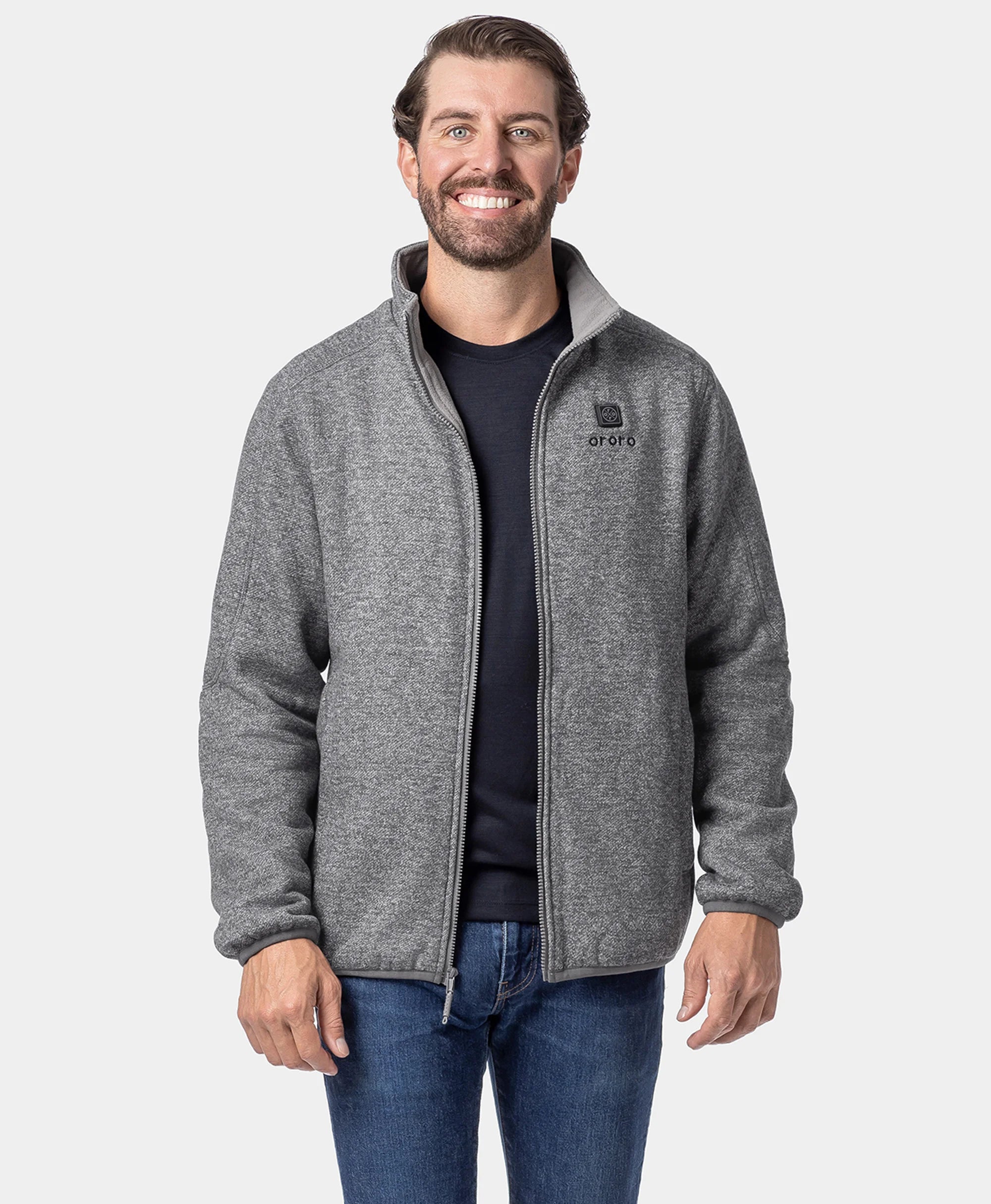 Men's Heated Full-Zip Fleece Jacket (4 Heating Zones), Thumbnail 11