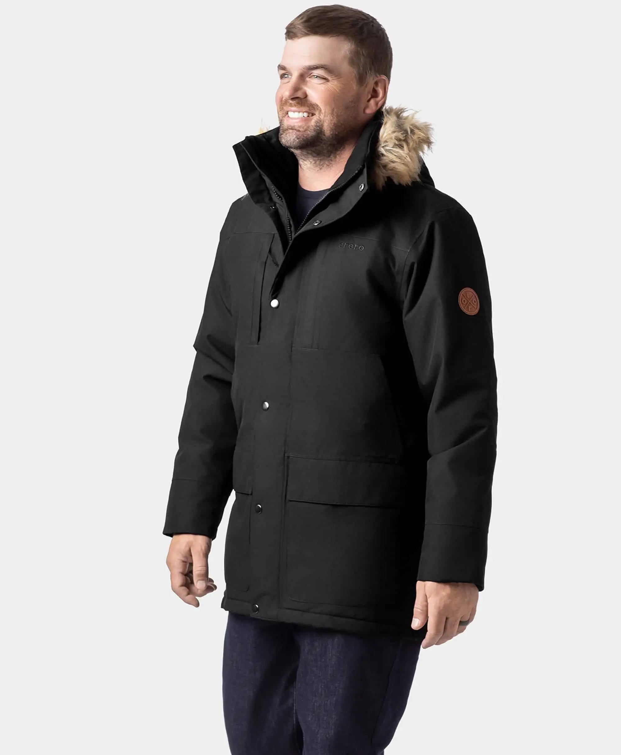 Gstaad Men's 4-Zone Heated Parka Jacket, Thumbnail 3