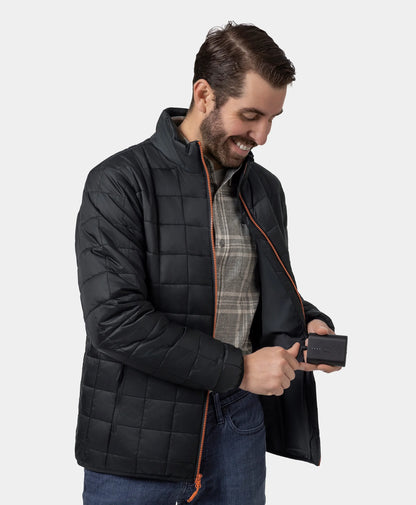 Prism Men's 4-Zone Quilted Heated Jacket