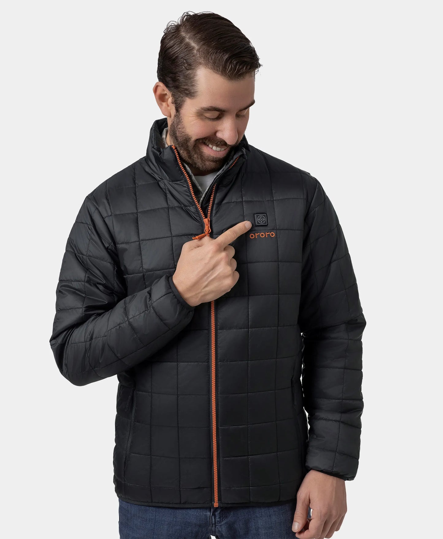 Prism Men's 4-Zone Quilted Heated Jacket