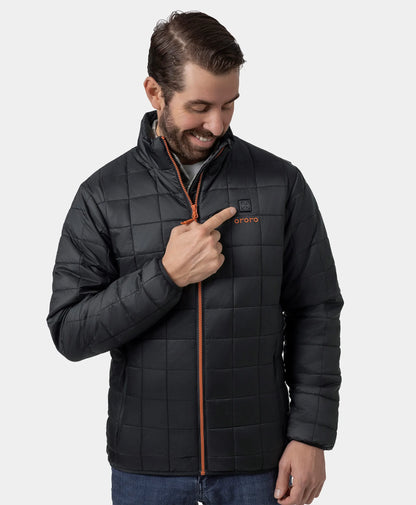 Prism Men's 4-Zone Quilted Heated Jacket