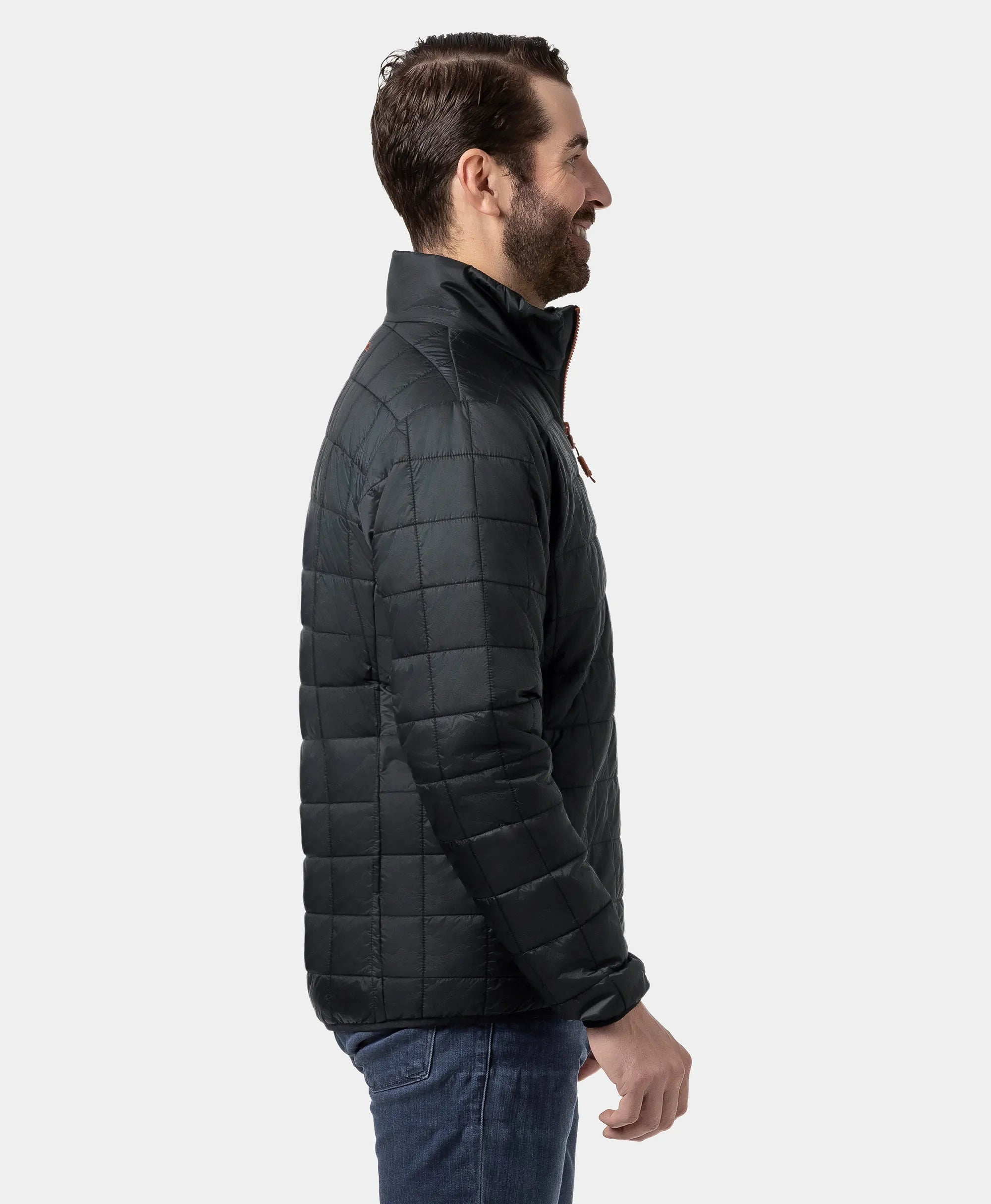 Final Sale - Prism Men's 4-Zone Heated Quilted Jacket, Thumbnail 5