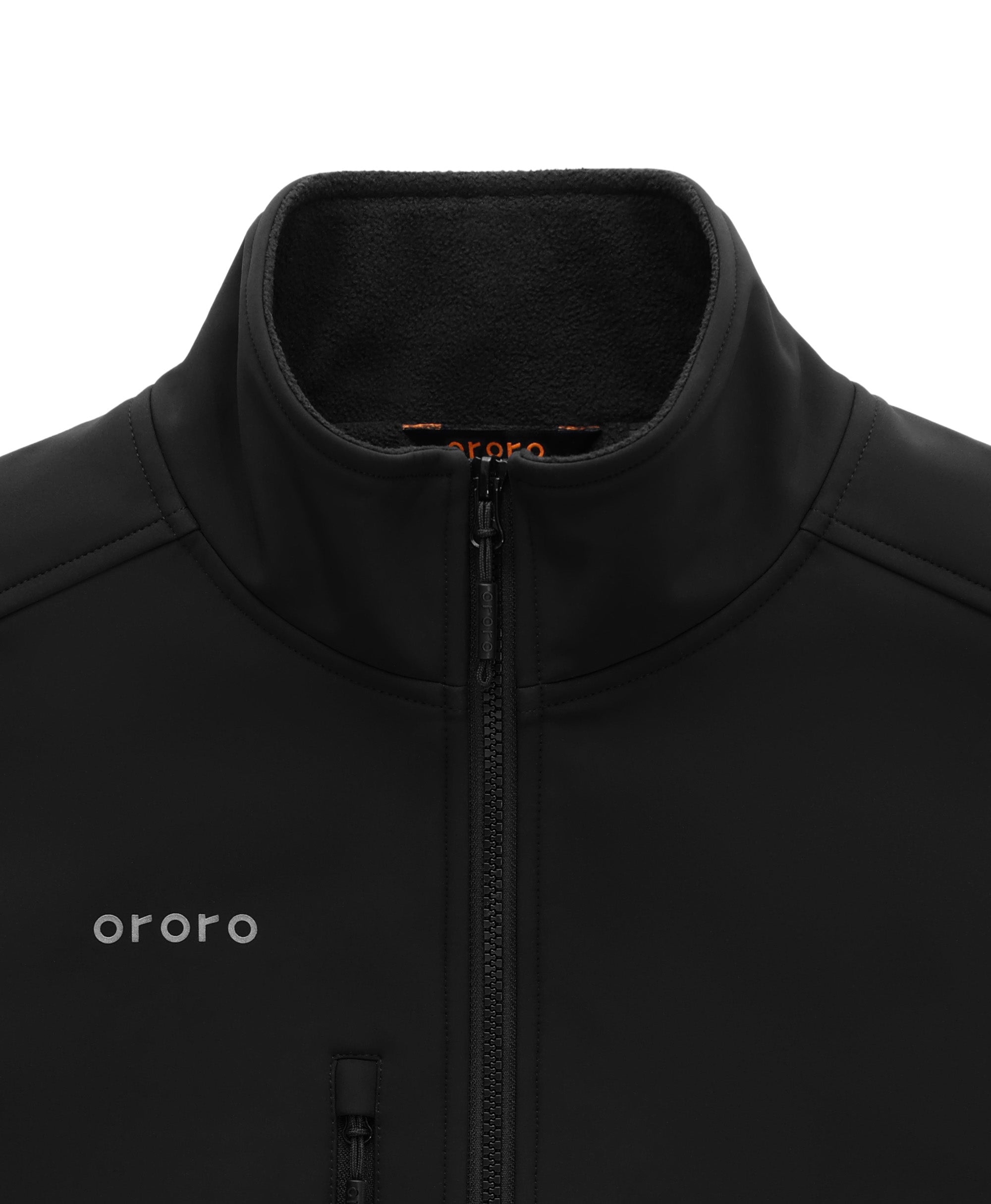 Stand-up heated collar