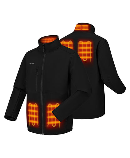 5 Heating Zones (L&R pockets, Neck, L&R Back)