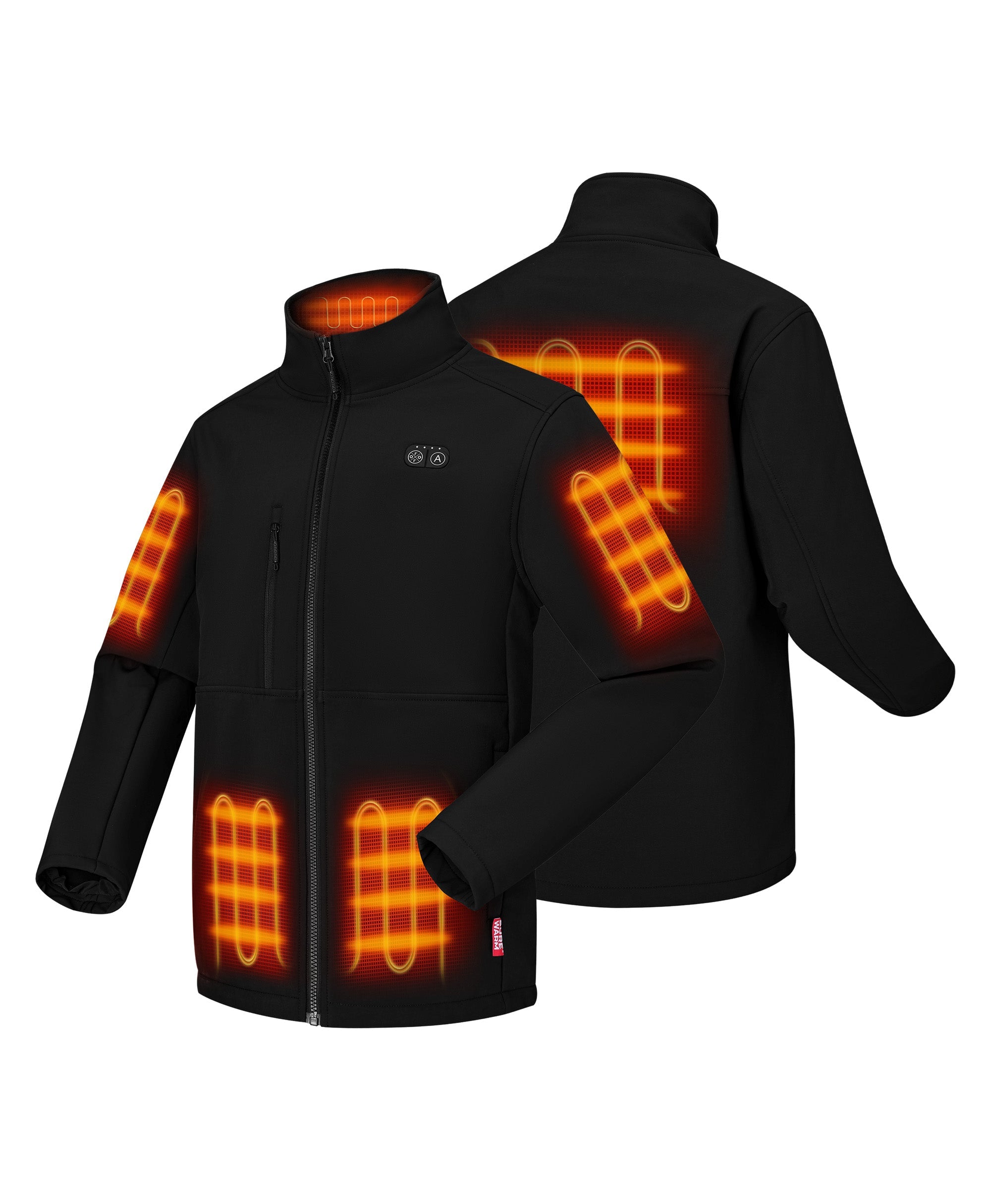 Maverick SureWarm® Men's 6-Zone Dual-Control Heated Softshell Jacket, Thumbnail 2