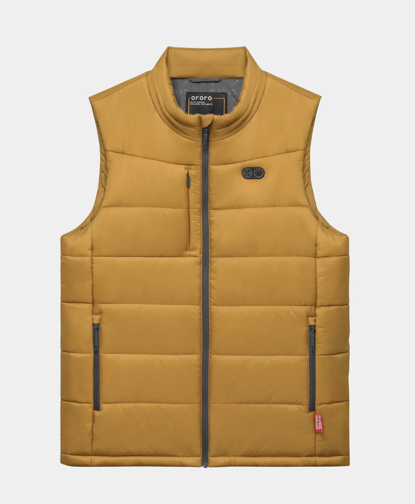 SureWarm® Men's 6-Zone Dual-Control Classic Pro Heated Vest - Khaki