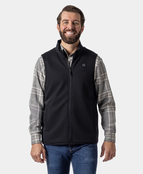 Men's Heated Fleece Gilet (4 Heating Zones) ,view 1