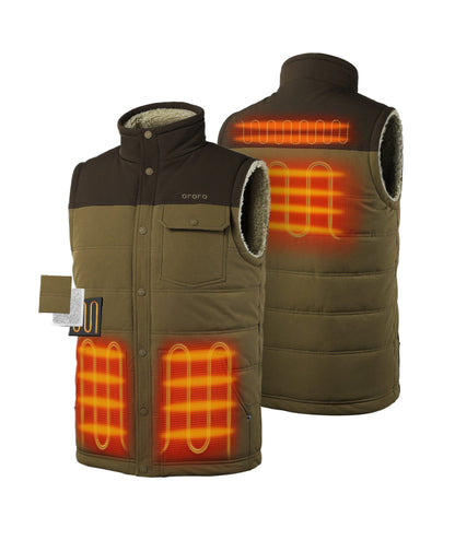 4 Heating Zones (L&R Pockets, Upper Back, Mid-Back)