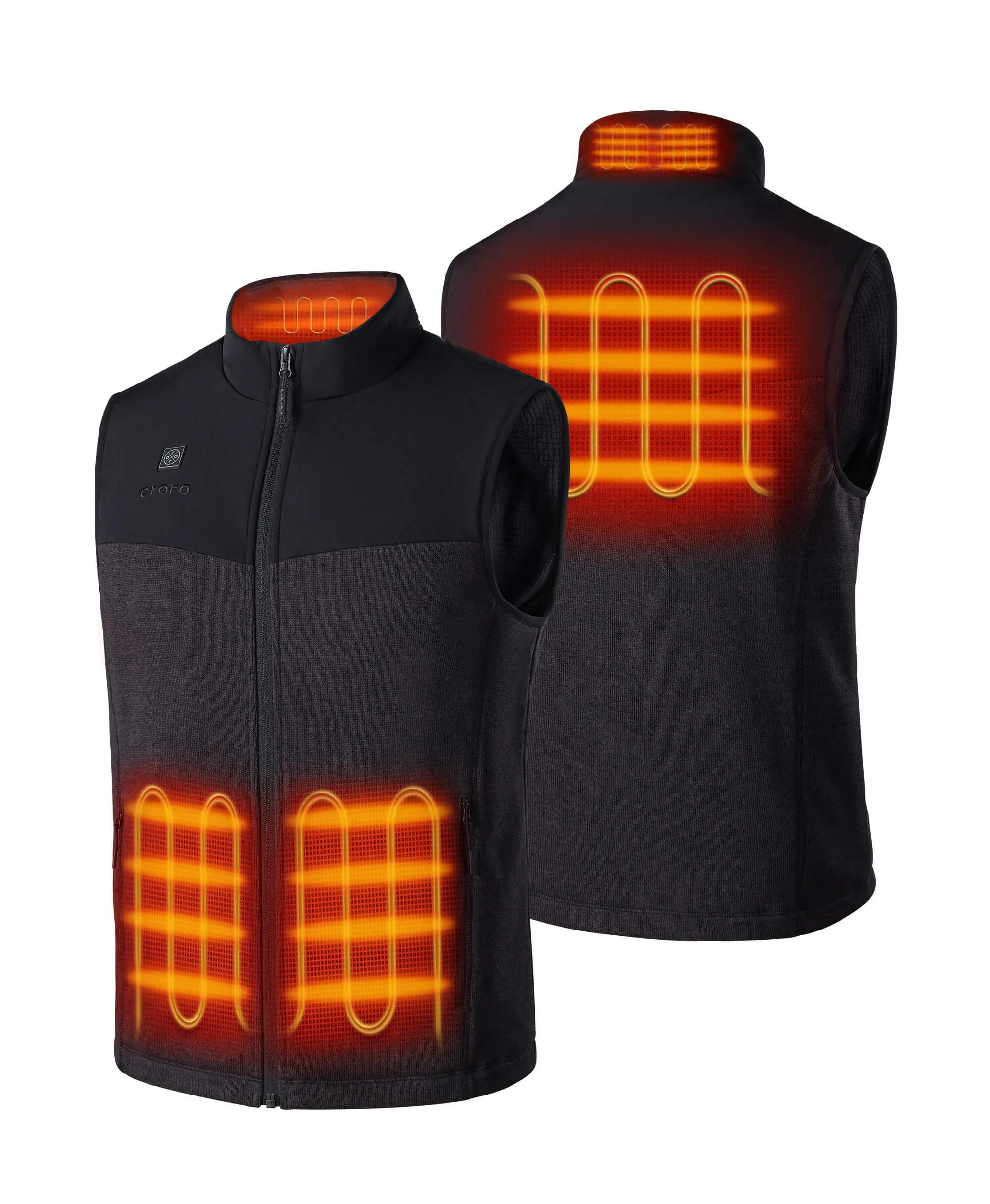 Augusta Men's Heated Sweater Fleece Gilet, Thumbnail 2