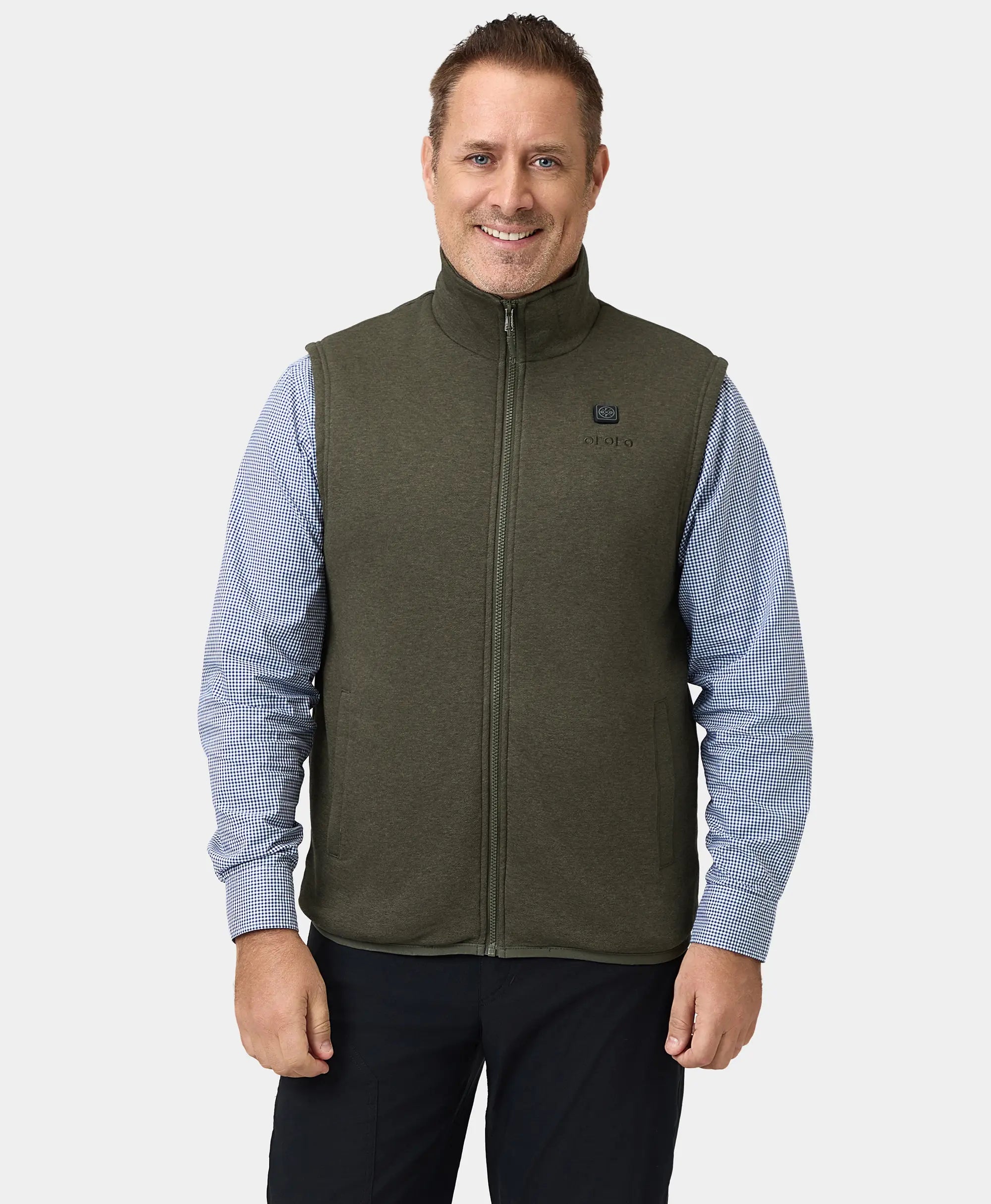 Final Sale - Men's Heated Fleece Gilet, Thumbnail 26