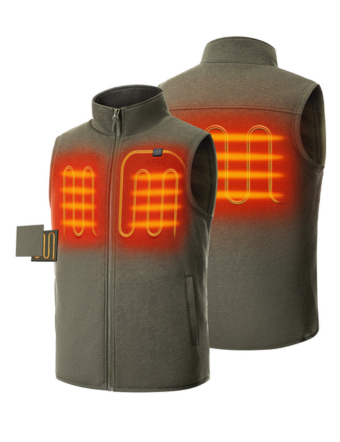 Upper back, Left & Right Chest Heating view 2