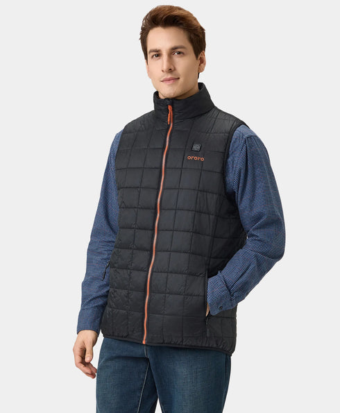 Prism Men's 4-Zone Quilted Heated Gilet ,view 1
