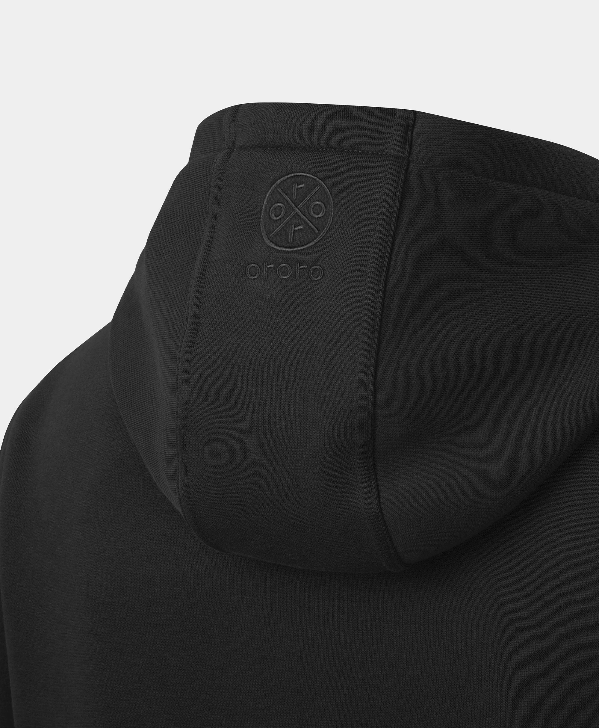 Close-up of SureWarm? Unisex 6-Zone Fleece Heated Hoodie