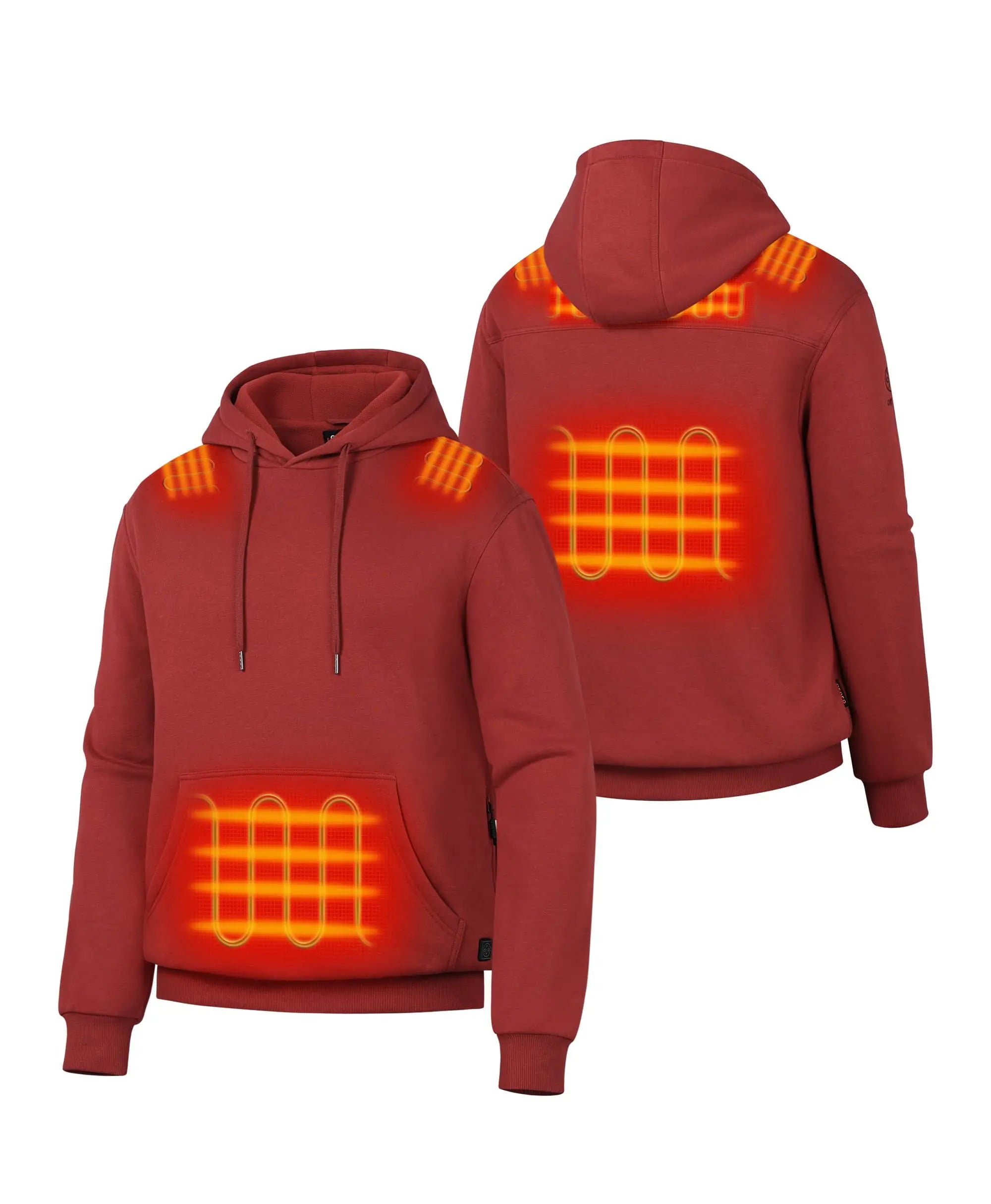 Preston Unisex 5-Zone Pullover Heated Hoodie