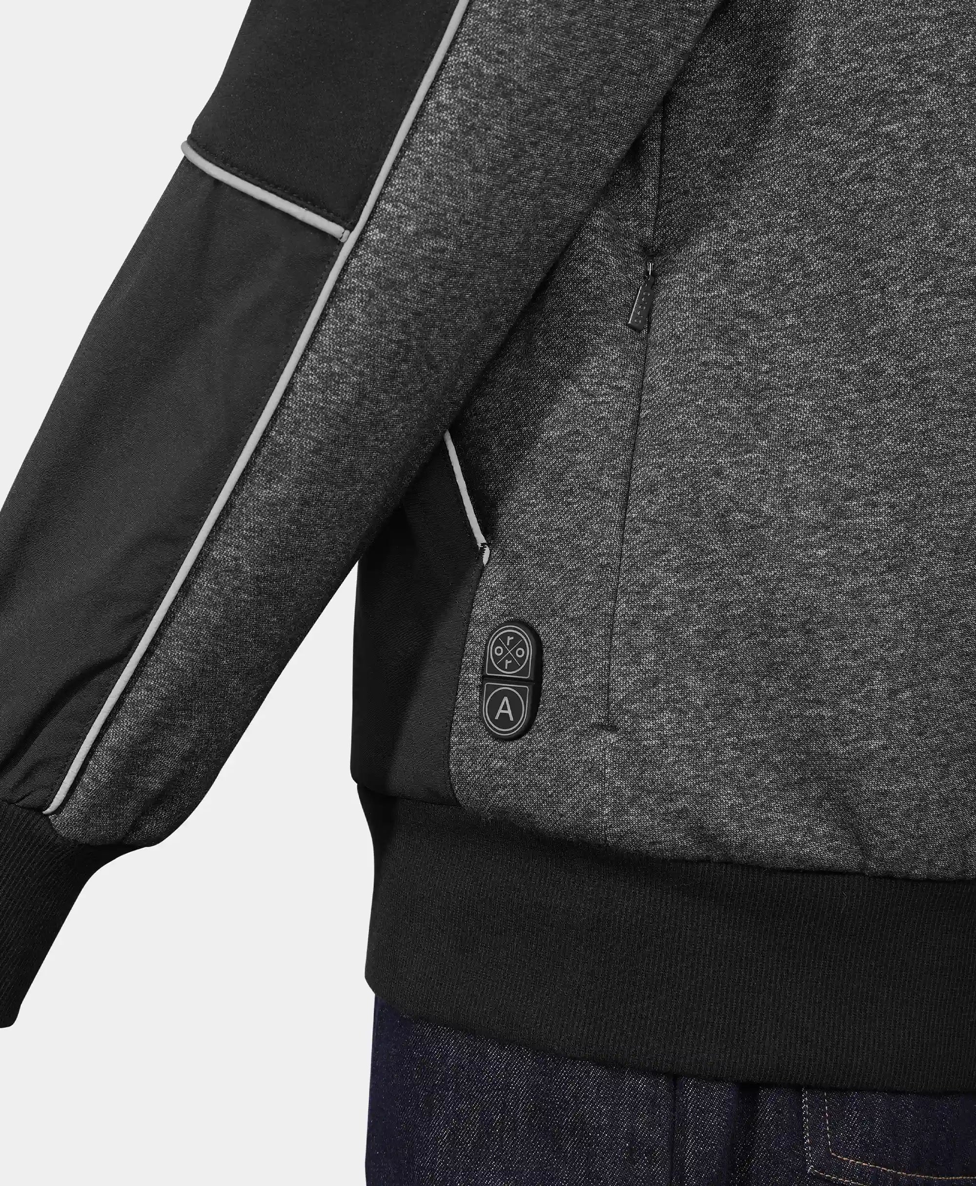 Wayne Unisex 5-Zone Heated Full-Zip Hoodie, Thumbnail 8