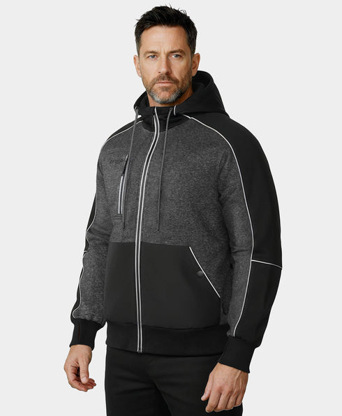 Wayne Unisex 5-Zone Heated Full-Zip Hoodie ,view 1