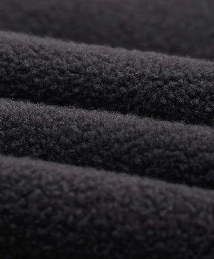The scarf uses ultra-soft single-brush polar fleece
