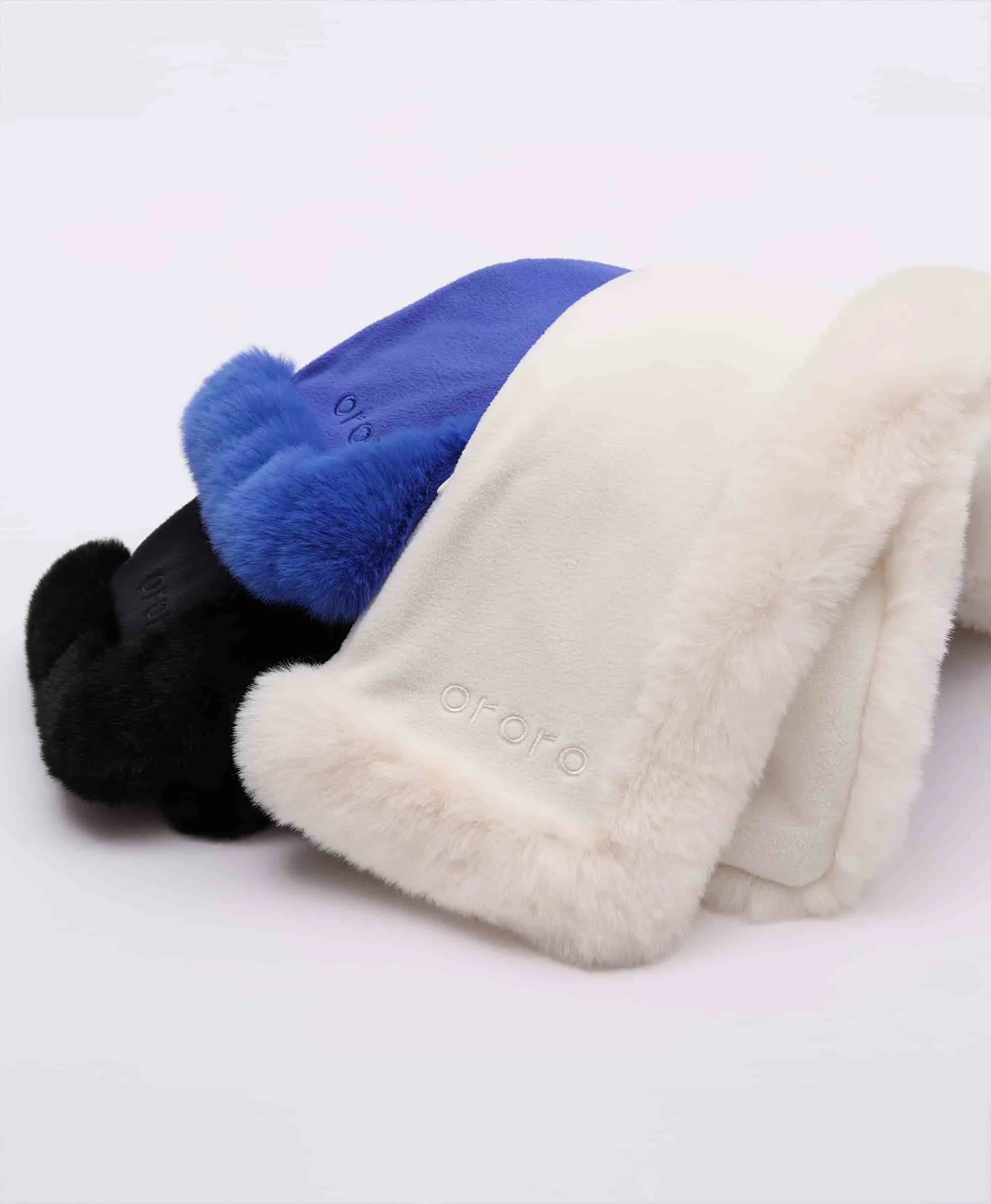 Queen Cove Unisex 1-Zone Heated Faux Fur Fleece Scarf, Thumbnail 4