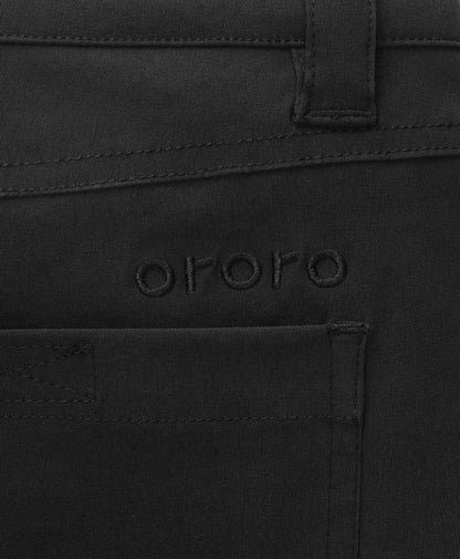 Velcro-secured back pockets