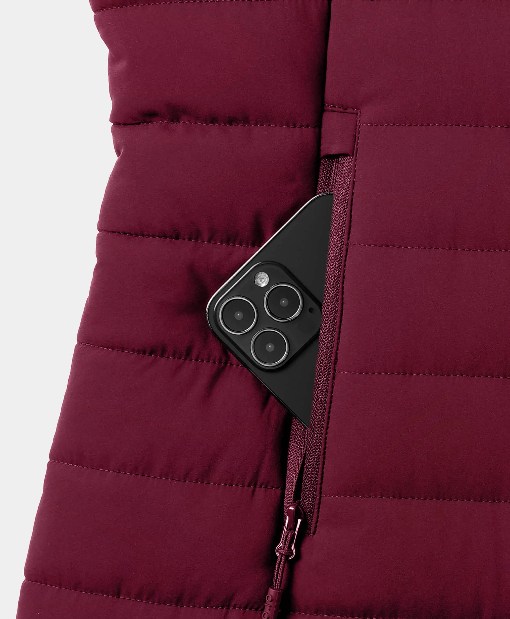 Tribeca Women's Heated Long Puffer Gilet, Thumbnail 53