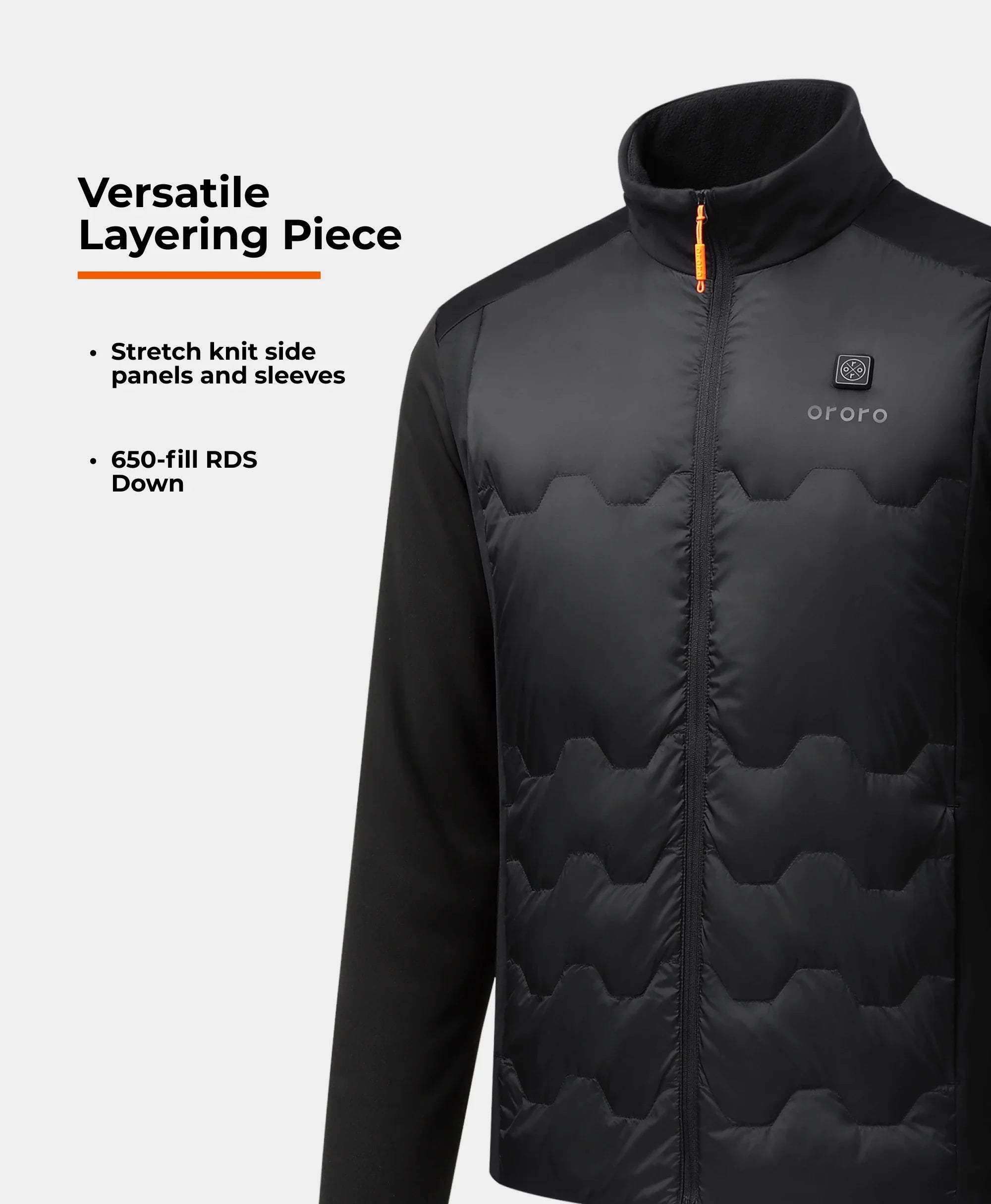 Verbier Men's 4-Zone Heated Down Jacket, Thumbnail 4