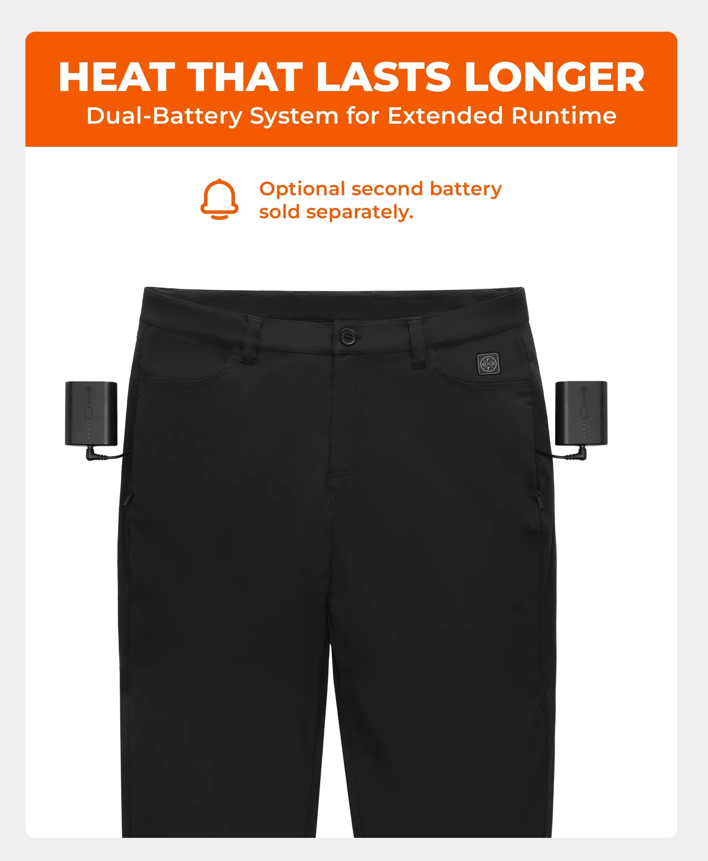 Hudson Men's Heated Casual Trousers