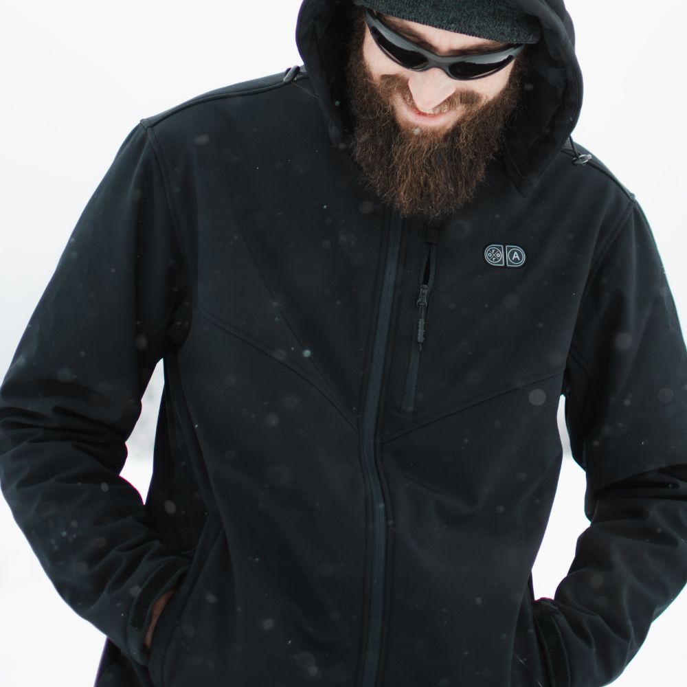 Men's Dual Control Heated Jacket With 5 Heating Zones (Chest Heating)