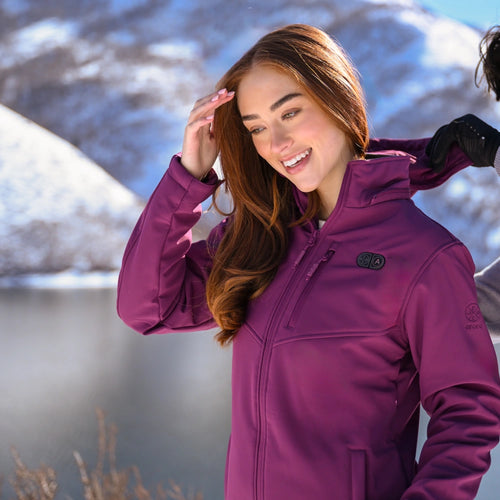 Women's Dual Control Heated Jacket with 5 Heating Zones (Pocket Heating)