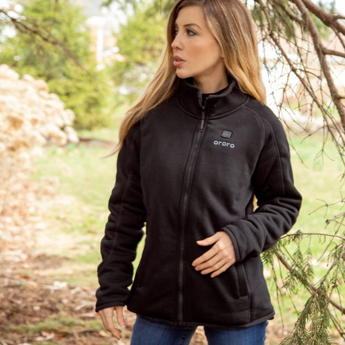 Women's Heated Full-Zip Fleece Jacket