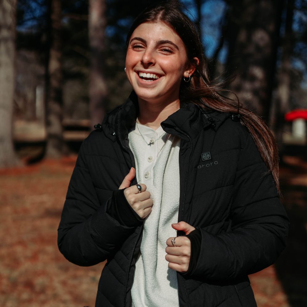 Women's Heated Puffer Parka Jacket