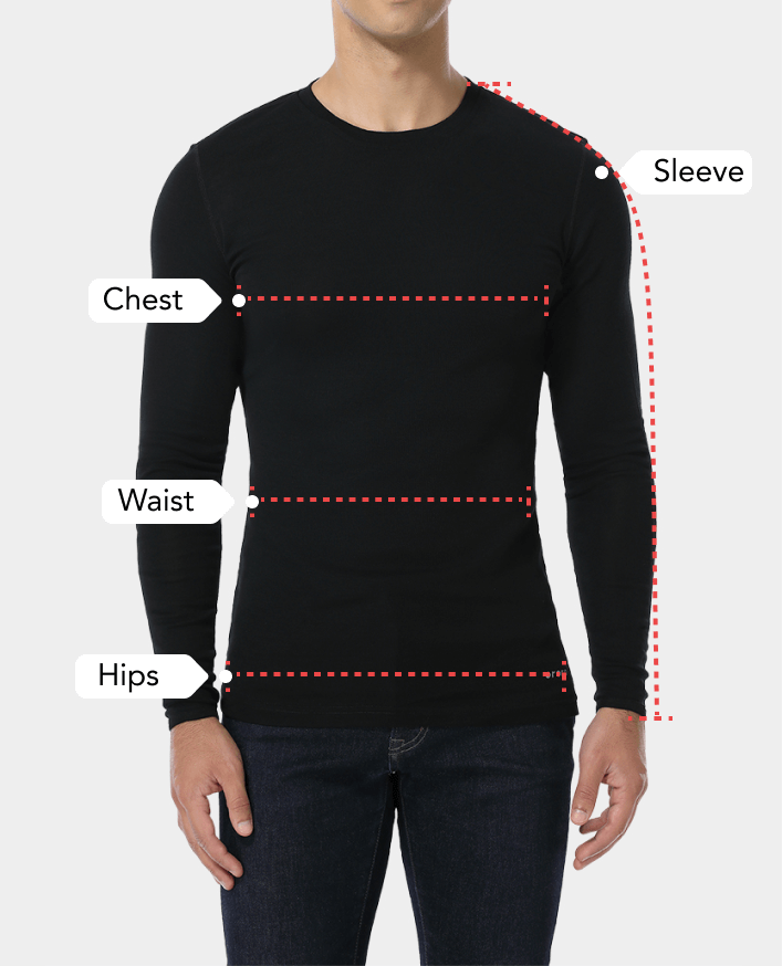 Size Guide ororo United Kingdom