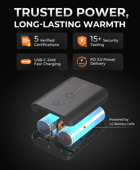PD 5K Rechargeable Battery (5075 mAh, USB-C) ,view 2