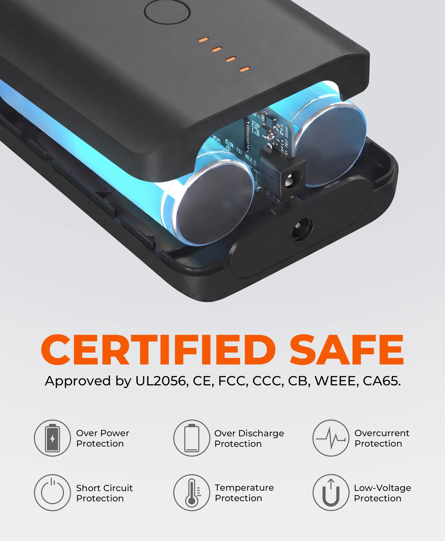PD 5K Rechargeable Battery (5075 mAh, USB-C)