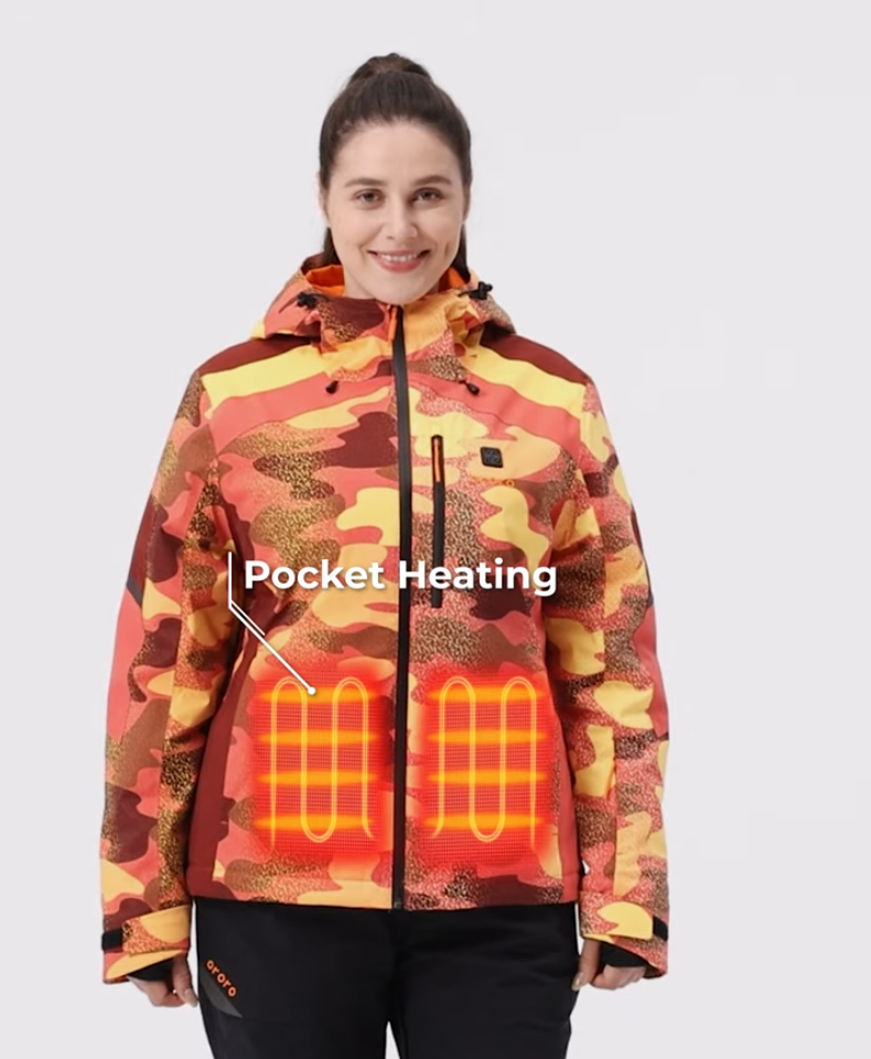 Final Sale - St. Moritz Women's Heated Snow Jacket, Thumbnail 3