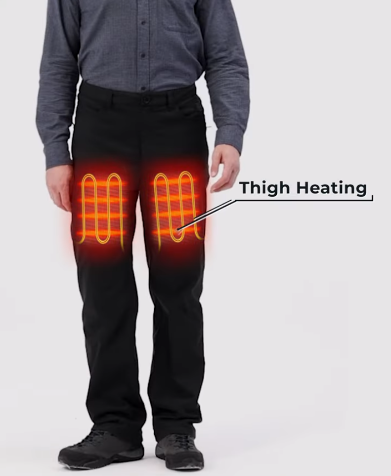 Hudson Men's Heated Casual Trousers, Thumbnail 3