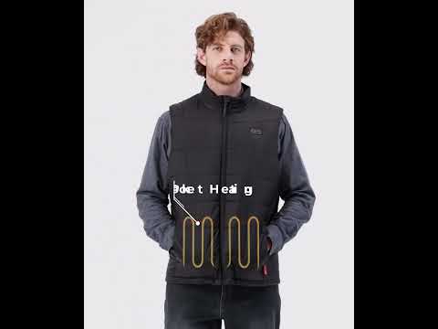 SureWarm® Men's 7-Zone Classic Heated Gilet, Thumbnail 4