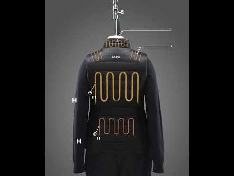 ororo SureWarm® Women's 7-Zone Dual-Control Classic Pro Heated Vest (Lower Back Heating)