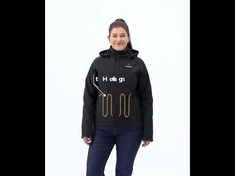 Paragon Women's Heated Jacket - Black, Gallery 3