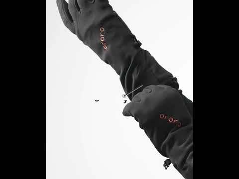 Glasgow Heated Liner Gloves - Black, Thumbnail 3