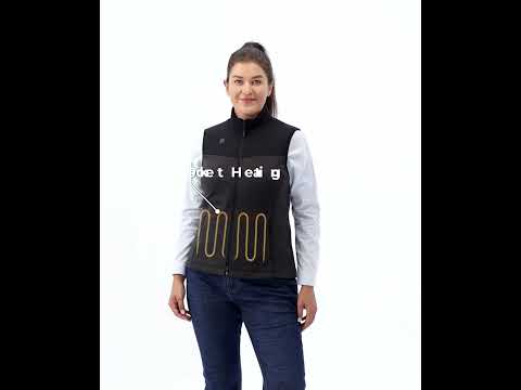 Augusta Women's Heated Sweater Fleece Gilet, Thumbnail 3
