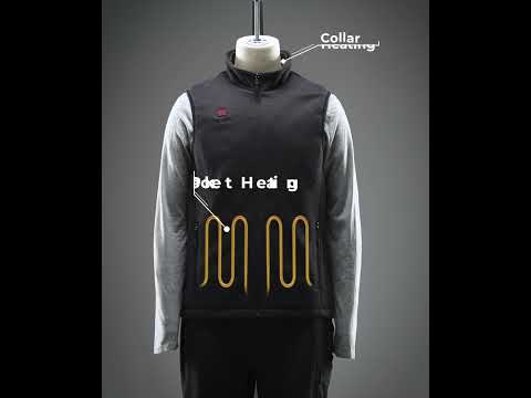 Augusta Tournament Men's 4-Zone Heated Sweater Fleece Vest, Gallery 3