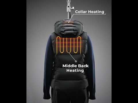 Women's Heated Down Gilet - Slim Fit