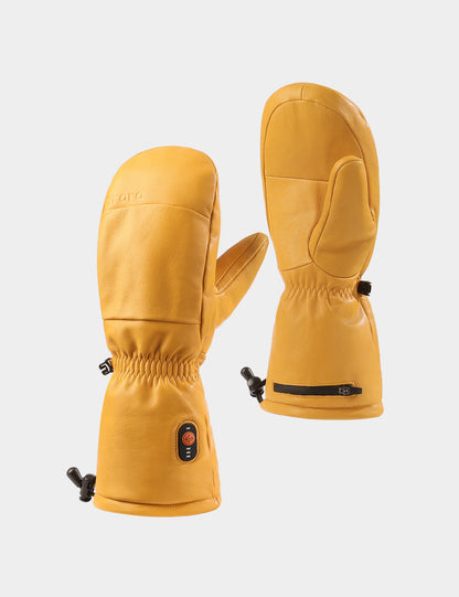 "Duluth" Unisex Heated Chopper Mittens - Yellow