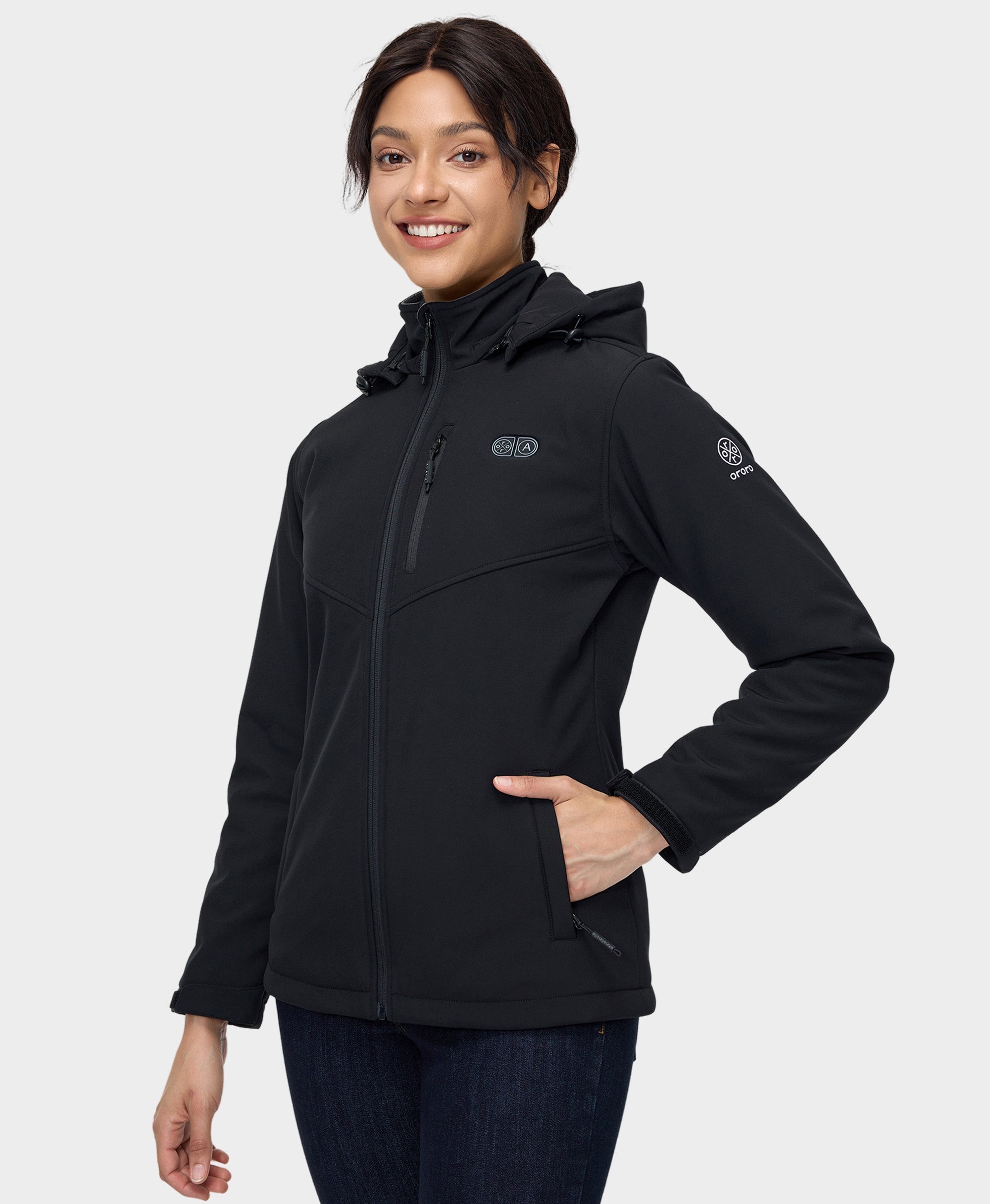 Women's Dual Control Heated Jacket with 5 Heating Zones (Pocket Heating), Thumbnail 5