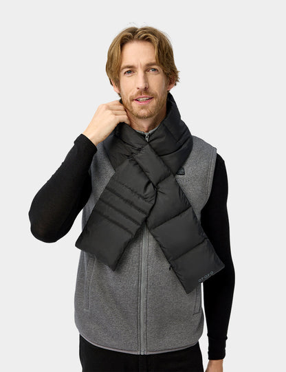 Unisex Heated Puffer Down Scarf