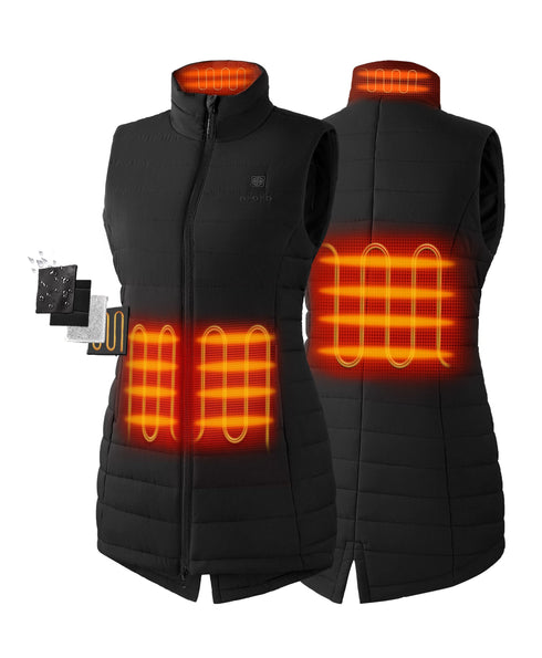 4 Heating Zones: Left & Right Hand Pockets, Mid-Back, Collar ,view 2